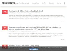 Tablet Screenshot of miloszengel.com